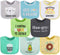 The Peanutshell Baby Bibs Set of 8 - 100% Cotton, Soft, Absorbent, Unisex Toddler, Newborn & Infant - Han-Gry