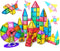 Jasonwell Magnetic Tiles Building Blocks Set for Boys Girls - Educational Magnet Construction Kit for Kids 3-10