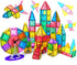Jasonwell Magnetic Tiles Building Blocks Set for Boys Girls - Educational Magnet Construction Kit for Kids 3-10