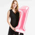 Number 21 Foil Jumbo Digital Mylar Balloons, 40inch 21st Birthday Party Decorations, Pink Balloon Supplies