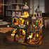 SUNNINO Miniature Dollhouse Kit, DIY Mini House Building Kits for Adults to Building with Furnitures Tiny House