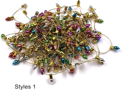 Fake Light String Christmas Decoration for DIY Dollhouse Decor