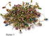 Fake Light String Christmas Decoration for DIY Dollhouse Decor