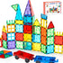 Gemmicc 100 PCS Magnetic Tiles with 2 Cars, STEM Approved Educational Magnet