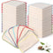 Zopeal 32 Pcs Flannel Cloth Baby Wipes Reusable Dispenser Washable Soft Natural
