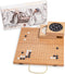 19 x19 Folding Go Game Set Board with and Bamboo Bowls and