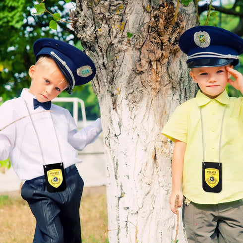 12 Pcs Pretend Play Police Badges for Kids - Officer Badge Detective Badge Cop Badge