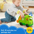 Fisher-Price Little People Musical Recycling Truck Toy with Figure for Pretend Play Ages 1+ Years