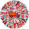 50PCS Cartoon Cars Stickers for Kids, Birthday Gift Party Favors, Supplies for Water Bottle, Laptop, Room Graffiti