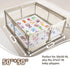 Baby Play Mat, 50x50 Super Soft Activity Mat with Anti-Slip Bottom, Machine Washable Crawling Mat