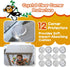 DAPPER CREATIVE 67 Pack Pinch Child Safety Kit - Baby Proofing Essentials | Magnetic Cabinet Locks, Power Point Outlet