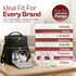 Castal Pack, S1,S2, 6 Breast Pump Bag Diaper Tote Bag with Ice Fit Most Breast Pumps Like Medela, Spectra EvenfloDouble