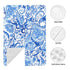 Hcpwzrf Blue White Floral Paisley Baby Car Seat Cover & Nursing Cover - Breathable Stretch Multi-Use Cover