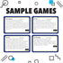 Games on the Go by Continuum Games - Portable Family Games for 2+ Players, Blue