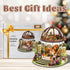 Kisoy DIY Miniature House Kit, Tiny House Building Kit with Furniture and LED Light for Adults and Teens, DIY Mini