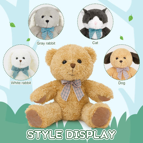 5 Pack 13'' MaoGoLan Soft Stuffed Animals Bulk for Easter Cute Plush Toys Party Favors Bundle for Kids Teens Girls