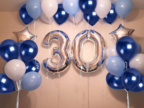 Treasures Gifted Navy Blue Balloons, 72 Pack, 12 Inch Latex for Graduation Party Decorations