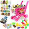 deAO Kids Shopping Cart Trolley for Groceries Toddlers 65 Food Fruit Vegetables