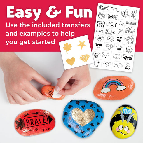 6+) Creativity for Kids Rock Painting Kit - Hide and Seek Rock Kit, Arts and Crafts for Kids, Gifts for Kids (Ages