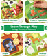 1-3 1 hahaland Busy Book for Toddlers - Montessori Toys Busy Board for Year Old Boy Gifts Girl Toys Educational
