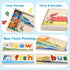 Atoylink Wooden Spell Learning Toys for 2-5 Year Old Kids, Match Letter Spelling Game Board & Letters Educational Toy