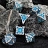 7 Pcs Metal Dice Set for D&D, Dungeons and Dragons RPG, DND Cthulhu Polyhedral Dice
