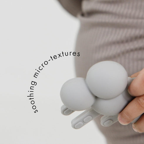 Pack 1 Doddle & Co. The Chew Teether with Poppable Bubbles | Toddler Teething Fidget Toy for Baby | Enhaces Oral Fit