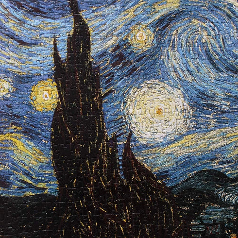 Starry Night by Vincent Van Gogh Jigsaw Puzzle 1000 Piece for Adults - Moruska