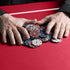 Jigitz Poker Mat - 70 x 35in Non-Slip Game Mat with Black Carrying Case for Card Games