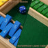 AIUAZA Game,4 2-4 Dice Game Shut The Box Wooden Board Sided Family Math Game for Players,Educational Learning