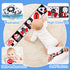 Black and White High Contrast Toys for Baby - Infant Tummy Time Soft Book, Sensory Musical Toy for Brain Development