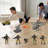 3-7,Military Set KAIM Army Toys for Boys Age Toy with Lights & Sounds, Army Men Toy Soldiers Action Figures,Military