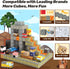 Set, 3+ 4-6 6-8 5-7 Coodoo Magnetic Blocks - Build Mine Magnet World Mine Train Track Magnetic Building Blocks Toddler