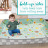 57" Infantino Foldable Soft Foam Play Mat, Baby Mat for Floor Time, Lightweight, Easy to Store, Wipeable, Animals