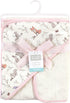 Set, Hudson Baby Unisex Cotton Hooded Towel and Washcloth Enchanted Forest, One Size