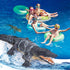 1:18 Swimming 6+ GearRoot Remote Control Crocodile Boat Toy Scale High Simulation RC Crocodile for Pool Bathroom Great