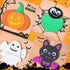 4 Pack Halloween Wooden Puzzles for Kids, Boys Girls Toddlers Halloween Jigsaw Toys for Party Favors and Treats