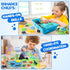 2.2lbs Set 35pcs 3+ Billeeit Animal Sensory Bin Sand Toy, Play Sand Kit w/lid and Moldable Sensory Sand, Molds, Tools