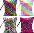 VBCVBGFH 4 Pack Colorful Rainbow Neon Leopard Wet Bag Waterproof Washable Reusable Wet