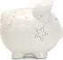 Child To Cherish Hand-Painted White Night Light Piggy Bank