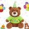Cuteoy Happy Birthday Bear Musical Stuffed Animal Shaking Singing Dancing Plush Toy