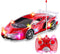 Light Up RC Remote Control Racing Car, 1:20 Scale Radio Control Sports Car with Flashing LED Lights