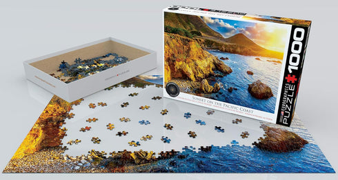 EuroGraphics Sunset on The Pacific 1000 Piece Jigsaw Puzzle