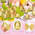 100Pcs, SevenQ Easter Eggs Empty Fillable Plastic Golden Eggs for Easter Basket Stuffers Fidget Toy Easter Gifts