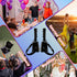 Woowyvyell 10IN Cow Bells with Wrist Strap Large Cheering Cowbells for Sporting Events Solid Metal Noise Makers Hand