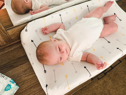 BaeBae Goods 4 Pack Changing Pad Cover Baby Changing Pad Covers Boy or Girl Changing Pad Cover Pure Jersey Machine