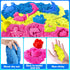 52 3lbs ESSENSON Sensory Bin - PCS Play Sand Kit with Magical Sand, Beach Toys Castle Molds Sand Molds, Sensory Toy