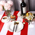 Elcoho 4 Pack Plastic Red and White Stripes Tablecloths - 54 x 107 Inch for Carnival Circus Movie Night