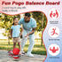 2 Junkin Pcs Pogo Ball Trick Board Toy Balance Board Pogo Balance Bounce Ball with Pump and Strong Grip Deck for Fun