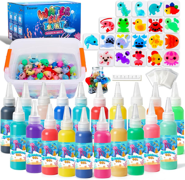 Teexpert Magic Water Elf Toy Kit - Aqua Fairy DIY Squishy Maker